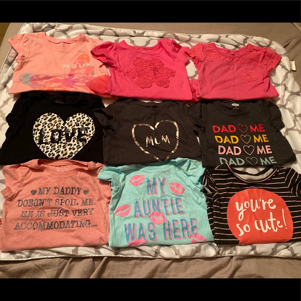 2T 24 piece bundle shirts/shorts